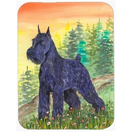 CAROLINES TREASURES Carolines Treasures SS1051LCB Schnauzer Glass Cutting Board - Large SS1051LCB